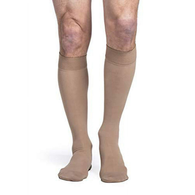 Sigvaris Essential Men 232 20-30mmHg Knee High Closed Toe Beige MS