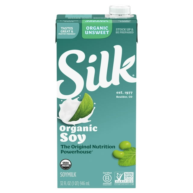 Whitewave Silk Unsweetened Soy Milk 32oz