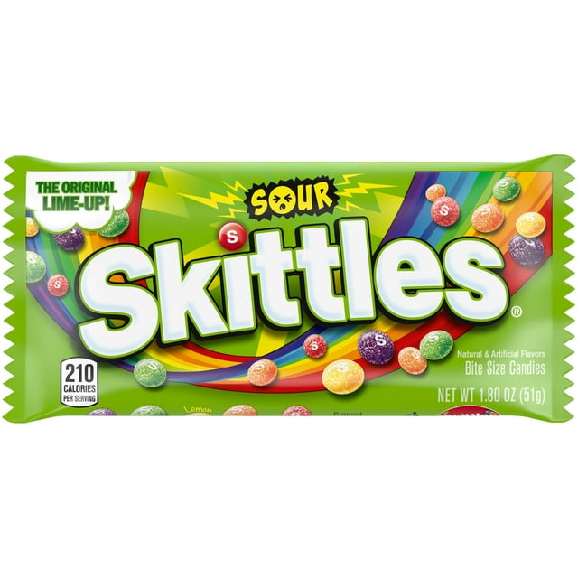 Skittles Sour Bite Size Candy 1.8oz