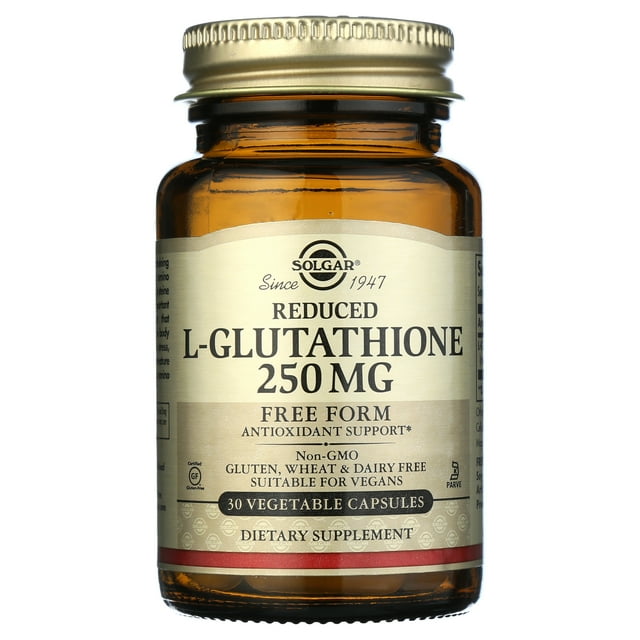 Solgar L-Glutathione 250mg Vegetable Capsules 30ct