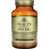 Solgar Niacin 500mg Vegetable Capsules 100ct