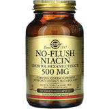 Solgar No-Flush Niacin 500mg Vegetable Capsules 100ct