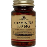 Solgar Vitamin B6 100mg Vegetable Capsules 100ct