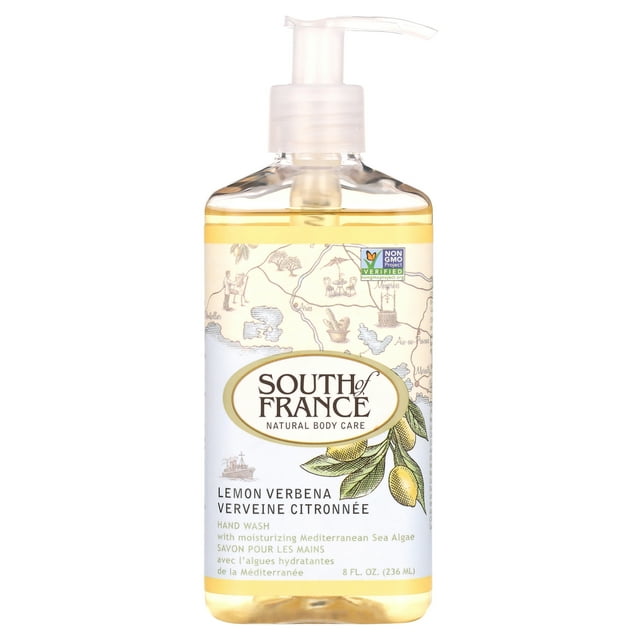 South Of France Lemon Verbena Liquid Hand Wash 8oz