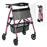 Stander Wonder Rollator Plus Ez Fold N Go Rollator Legal Rose