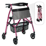 Stander EZ Fold and Go Walker 38" Regal Rose 4300