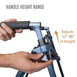 Stander EZ Fold and Go Walker 38in Cobalt Blue 4300