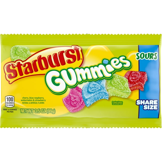 Starburst Gummies Sours Share  3.5 oz