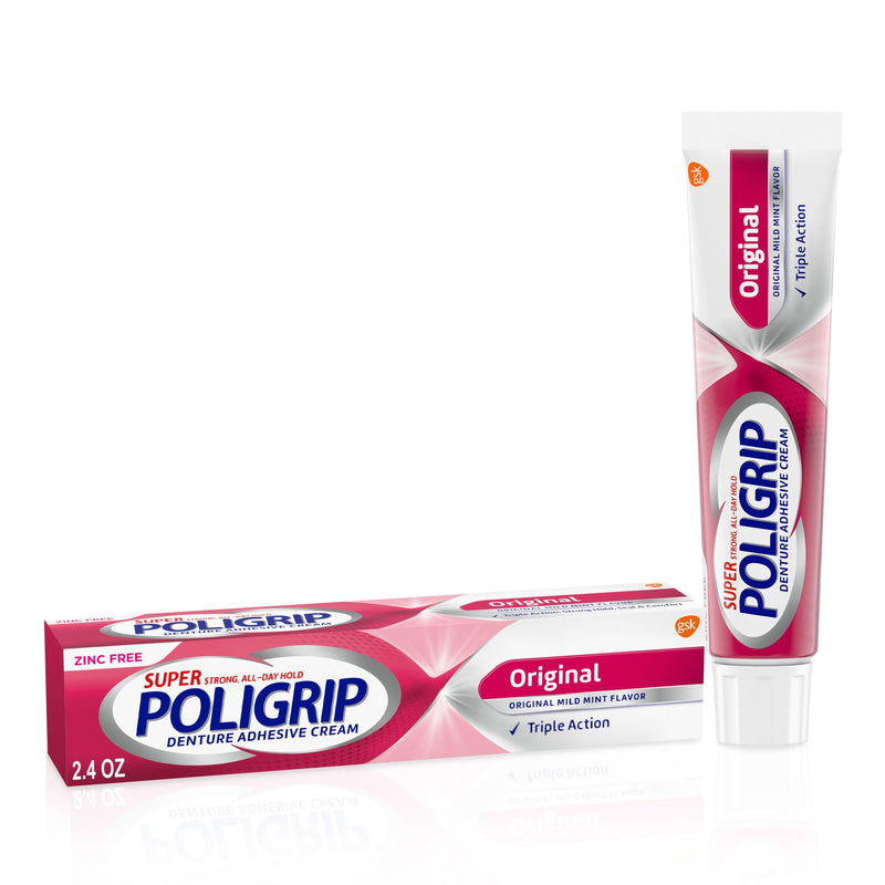 Super Poligrip Adhesive Cream Zinc F.2.4oz