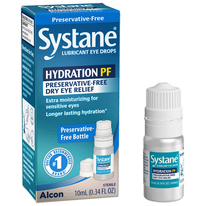 Alcon Systane Hydration Preservative Free Dry Eye Drops 0.34oz