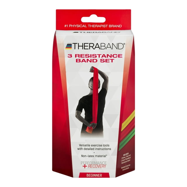 Theraband Resistance látex libre set 3 bandas