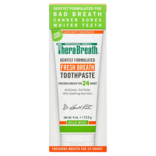 Therabreath Fresh Breath Toothpaste 4oz