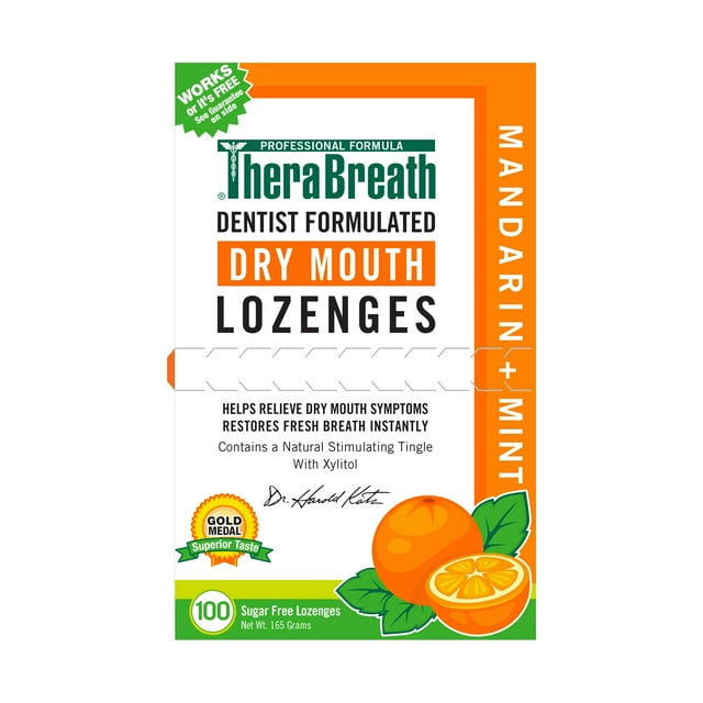 Therabreath Dry Mounth Mandarine Lozenges 100ct