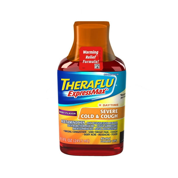 Theraflu ExpressMax  Severe Cold Day Berry Syrup 8.3oz