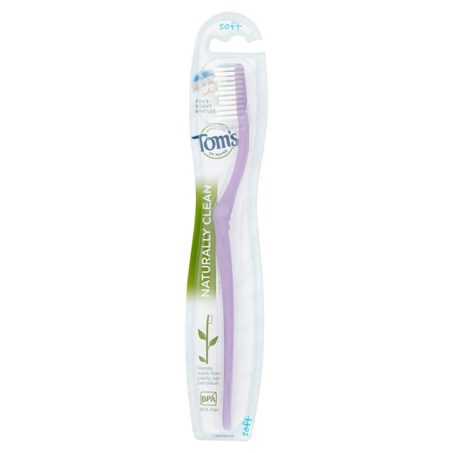 Tom's of Maine Naturally Clean Toothbrush Soft