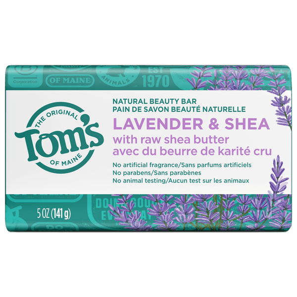 Toms Lavender Tea Tree Bar Natural 5oz