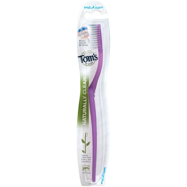 Tom's of Maine Naturally Clean Toothbrush Medium