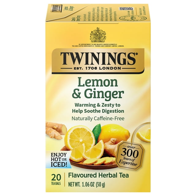 Twinings Lemon & Ginger 20 Tea Bags