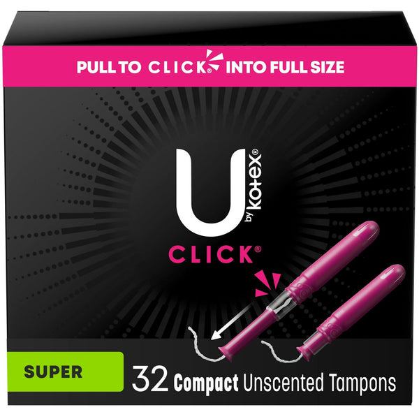 Kotex U Compact Super Tampons 32ct