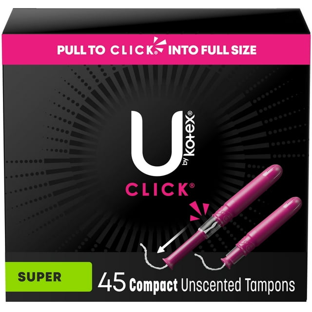 Kotex U Compact Super Tampons 45ct