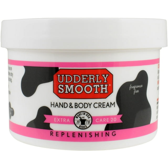 Udderly Smooth Cream Unscented With Urea 8oz
