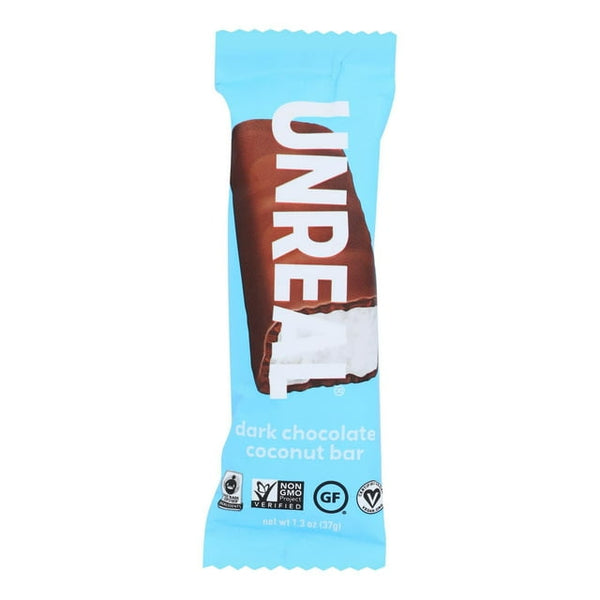 Barra de coco de chocolate negro unreal 1.3oz
