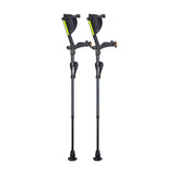 Ergobaum 7G Forearm Crutches Green Right