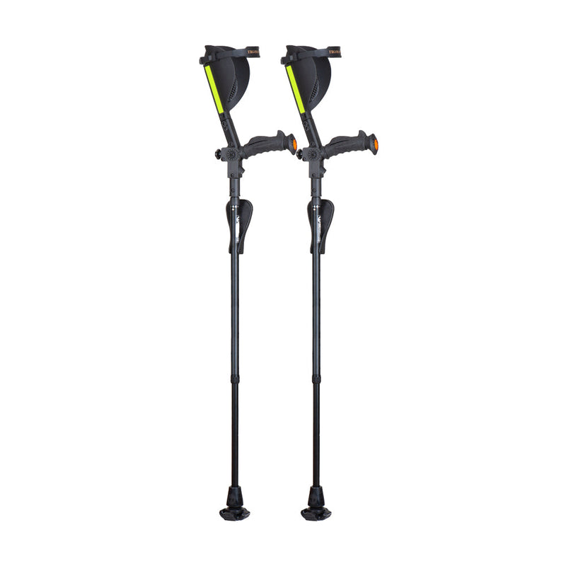 Ergobaum 7G Forearm Crutches Green Right