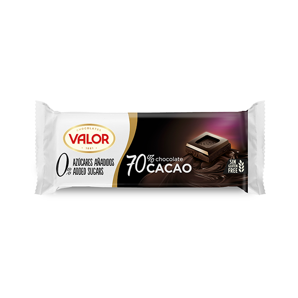 Valor Dark Chocolate 70% 1.2Oz