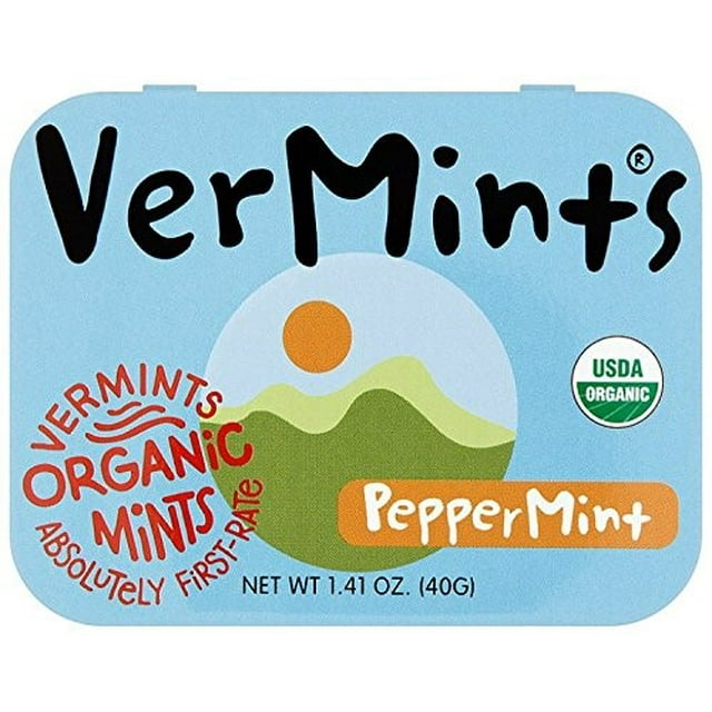 Vermints Peppermint Brethmints 1.41Oz