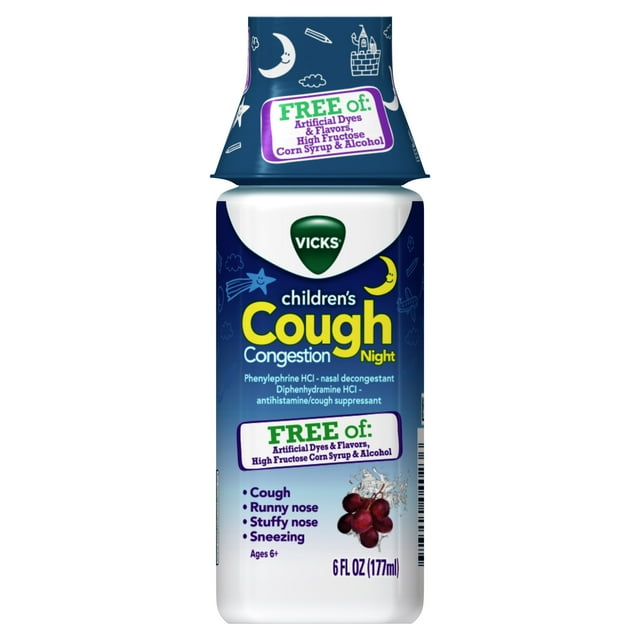 Vicks Children's Nighttime Cough & Congestion Relief 6oz