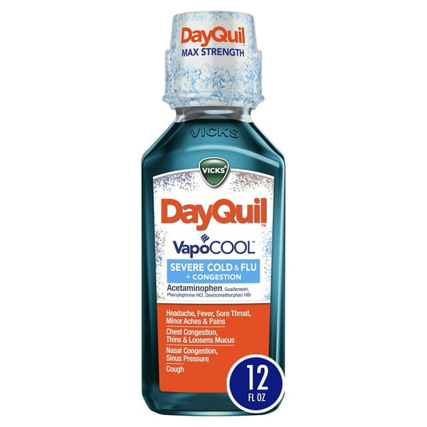 Vicks DayQuil Severe Cold and Flu Liquid 12oz