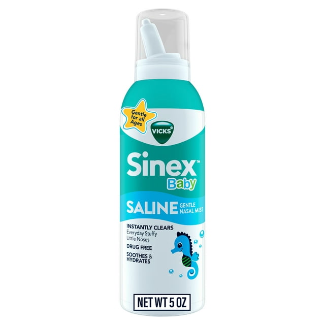 Vicks Sinex Baby Saline Gentle Nasal Mist 5oz