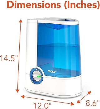 Vicks Warm Moisture Humidifier White/Blue