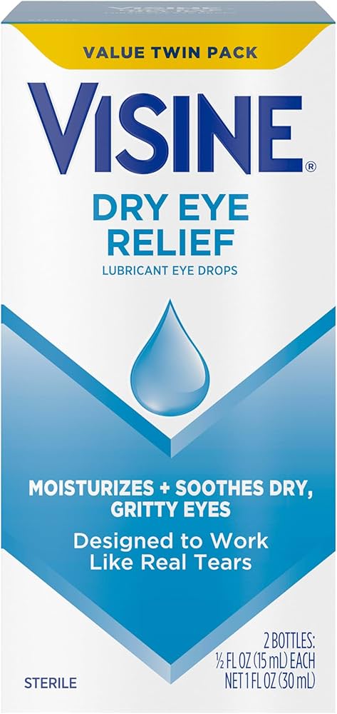 Visine Dry Eye Relief Lubricant Drops 0.5 oz