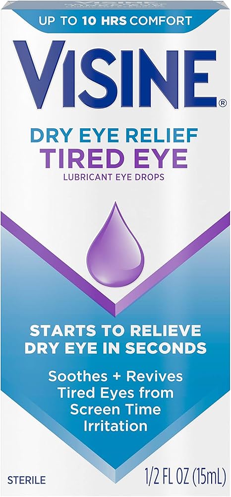 Visine Dry Eye Relief Lubricant Drops 0.5 oz