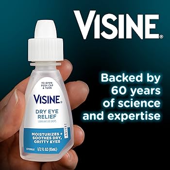 Visine Dry Eye Relief Lubricant Drops 0.5 oz