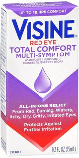 Visine Red Eye Total Comfort Multi-Symptom 2 Ct