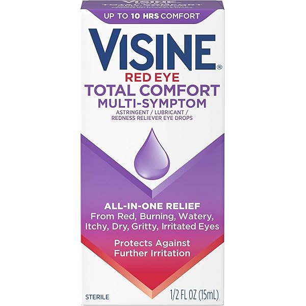 Visine Red Eye Total Comfort Multi-Symptom 2 Ct