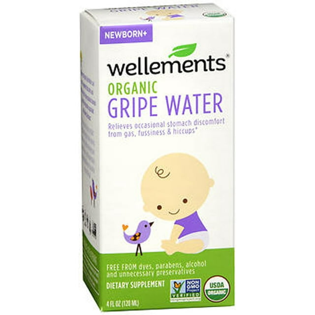 Wellements Gripe Water For Colic 4oz