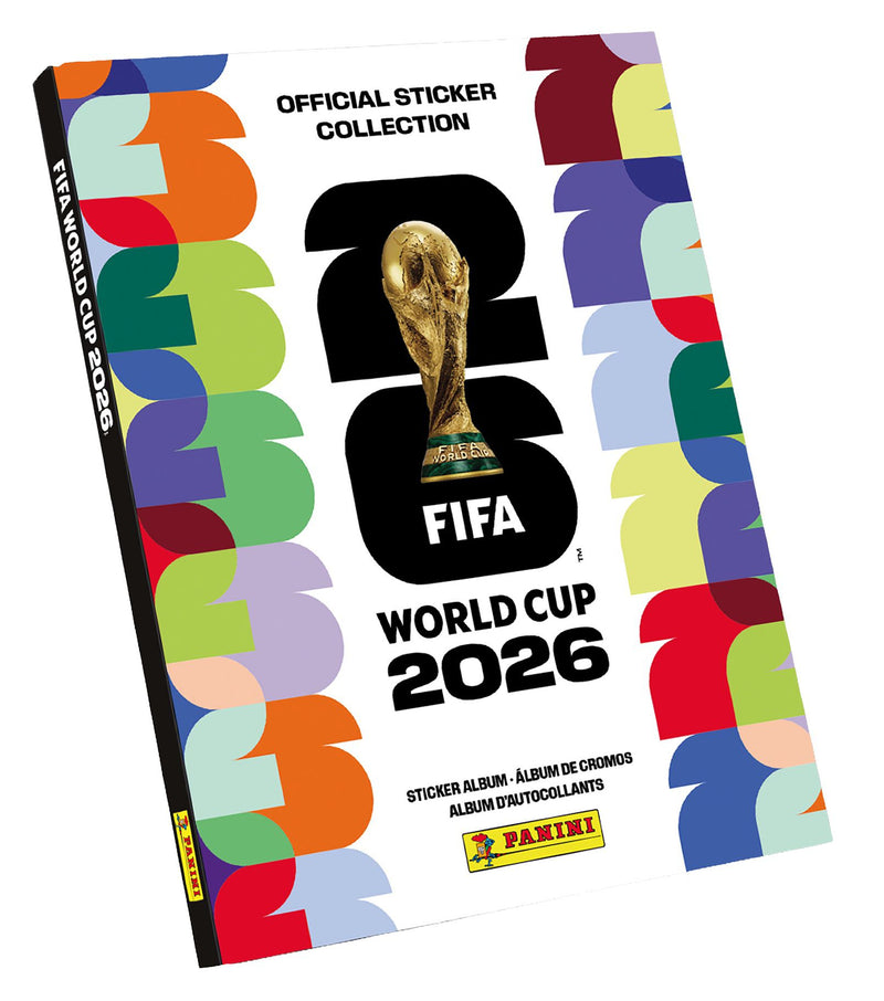 Combo Panini FIFA World Cup Soccer 2026 Hard Cover Album + 3 box of 25 envelopes