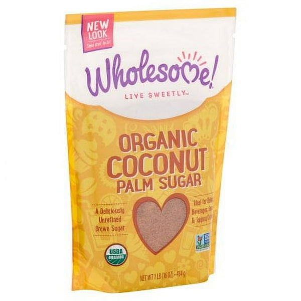 Wholesome Organic Coconut Palm Sugar 1lb