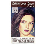 Yoly Hair Colour Cream Light Brown Mahogany 5.5