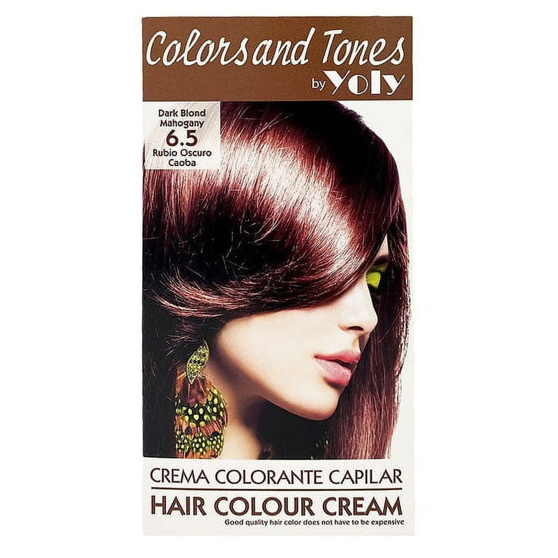 Yoly Hair Colour Cream Dark Blonde Mahogany 6.5