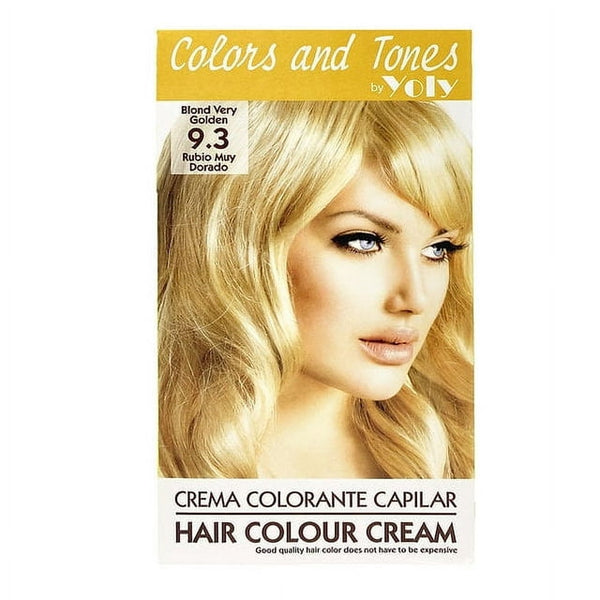 Yoly Hair Colour Cream Bold Very Gold 9.3