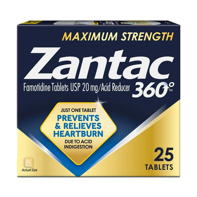 Zantac 360 Maximum Strength Tablets 25ct