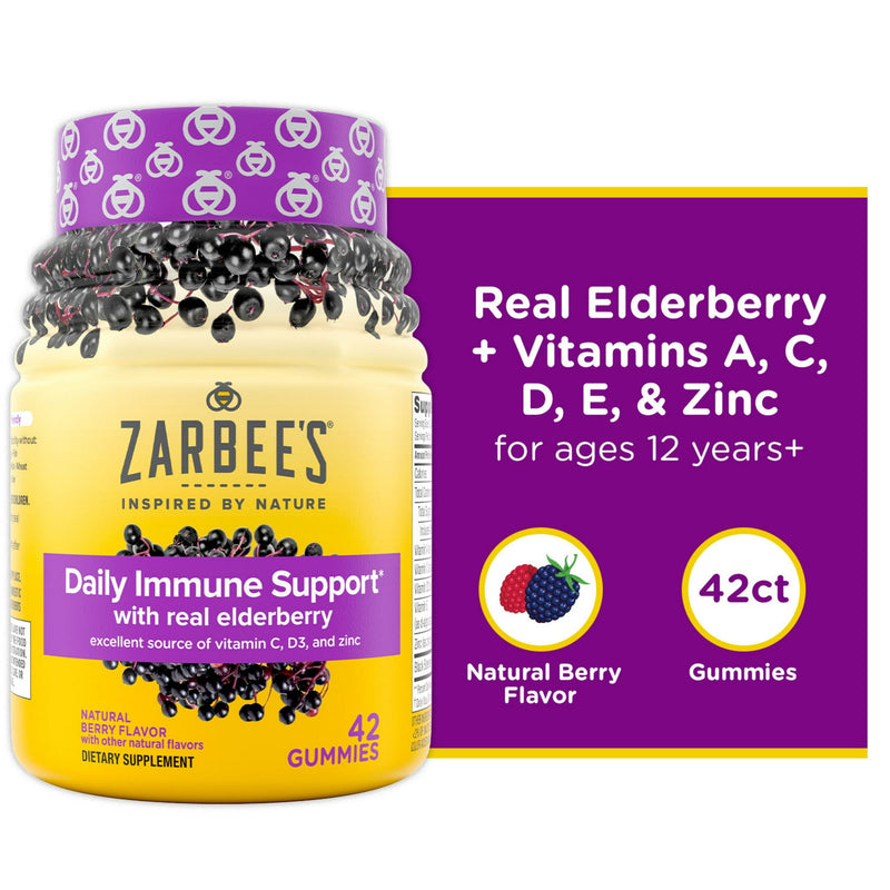 Zarbees Elderberry Immune Support Gummies 42ct