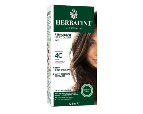 Herbatint Permanent Hair Color Ash Chesnut 4C 4.5Oz