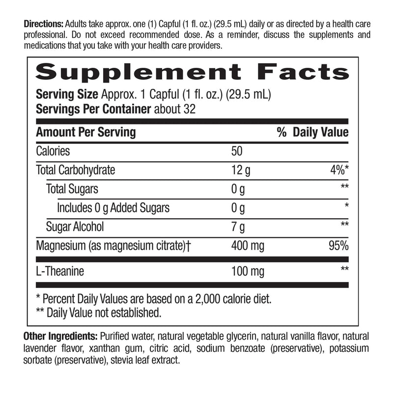 Country Life Calcium Magnesium Lavender Vanilla 32Oz