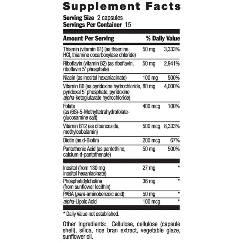 Country Life Coenzyme B-Complex Vegan Capsules 240ct